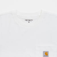 Carhartt Long Sleeve Pocket T-Shirt - White thumbnail