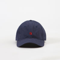 Carhartt Madison Logo Cap - Blue / Blast Red thumbnail