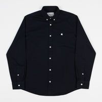 Carhartt Madison Long Sleeve Shirt - Dark Navy / Wax thumbnail