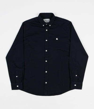 Carhartt Madison Long Sleeve Shirt - Dark Navy / Wax