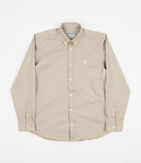 Carhartt Madison Shirt - Wall / White