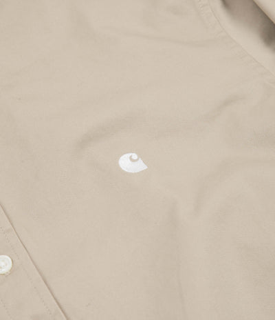 Carhartt Madison Shirt - Wall / White