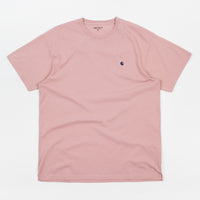 Carhartt Madison T-Shirt - Soft Rose / Sapphire thumbnail