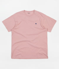 Carhartt Madison T-Shirt - Soft Rose / Sapphire