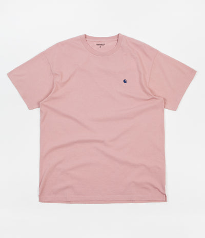 Carhartt Madison T-Shirt - Soft Rose / Sapphire