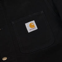 Carhartt Michigan Chore Coat - Black Rinsed thumbnail