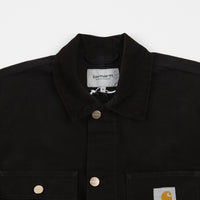 Carhartt Michigan Chore Coat - Black Rinsed thumbnail