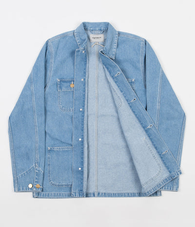 Carhartt Michigan Chore Coat - Blue Stone Bleached