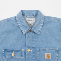 Carhartt Michigan Chore Coat - Blue Stone Bleached thumbnail