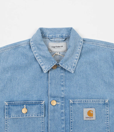 Carhartt Michigan Chore Coat - Blue Stone Bleached