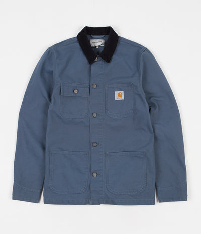 Carhartt Michigan Chore Coat - Stone Blue / Dark Navy