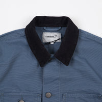 Carhartt Michigan Chore Coat - Stone Blue / Dark Navy thumbnail