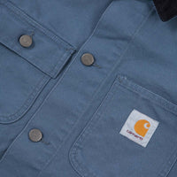 Carhartt Michigan Chore Coat - Stone Blue / Dark Navy thumbnail