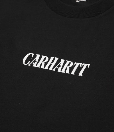 Carhartt Multi Star Script T-Shirt - Black / White