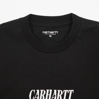 Carhartt Multi Star Script T-Shirt - Black / White thumbnail