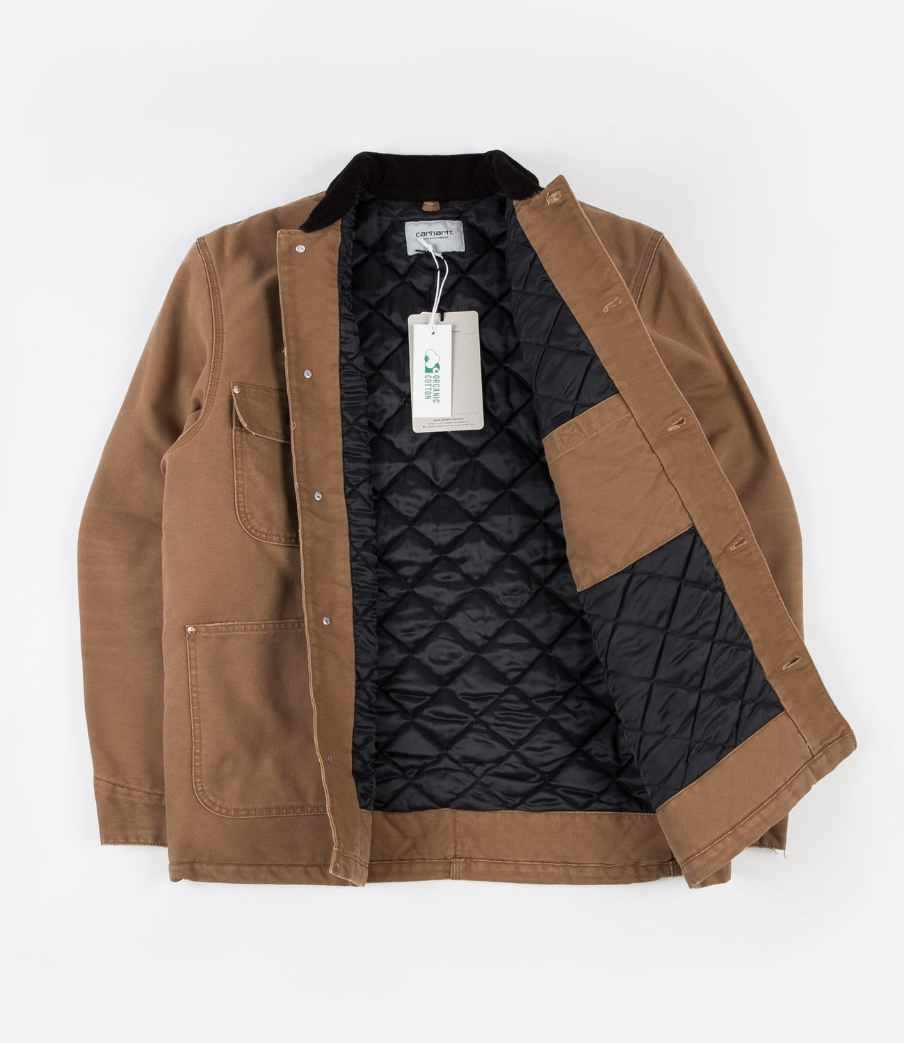 Carhartt OG Chore Coat - Hamilton Brown / Black | Flatspot