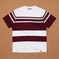 Carhartt Orlando Stripe T-Shirt - White / Chianti thumbnail