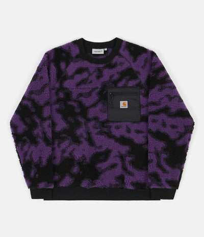 Carhartt Prentis Crewneck Sweatshirt - Camo Blur / Purple