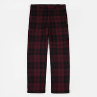 Carhartt Pulford Check Pants - Merlot thumbnail