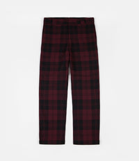 Carhartt Pulford Check Pants - Merlot