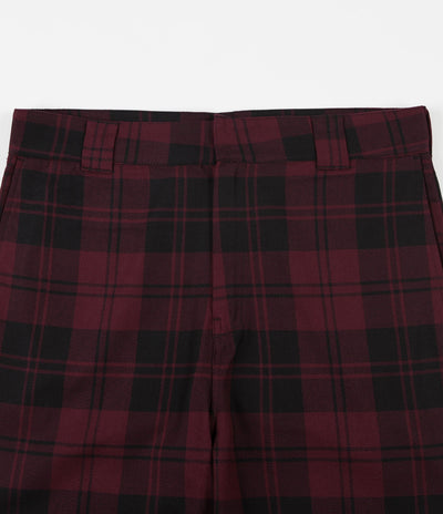 Carhartt Pulford Check Pants - Merlot