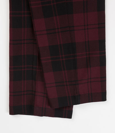 Carhartt Pulford Check Pants - Merlot