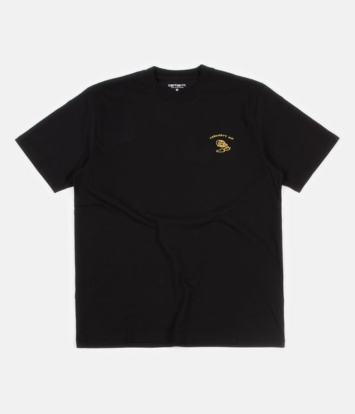 Carhartt Reverse Midas T-Shirt - Black / Colza | Flatspot