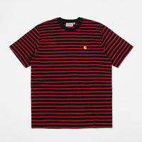 Carhartt Robie T-Shirt - Black / Blast Red / Quince thumbnail