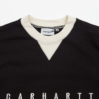 Carhartt Santa Fe Crewneck Sweatshirt - Black / Natural thumbnail