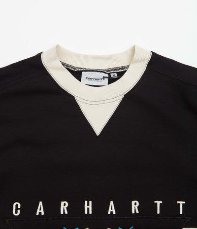 Carhartt Santa Fe Crewneck Sweatshirt - Black / Natural