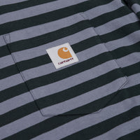 Carhartt Scotty Pocket Long Sleeve T-Shirt - Scotty Stripe / Frasier / Icesheet thumbnail