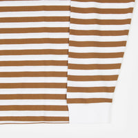 Carhartt Scotty Pocket Long Sleeve T-Shirt - Scotty Stripe / Rum / White thumbnail