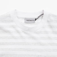 Carhartt Scotty Pocket T-Shirt - Scotty Stripe / Ash Heather / White thumbnail