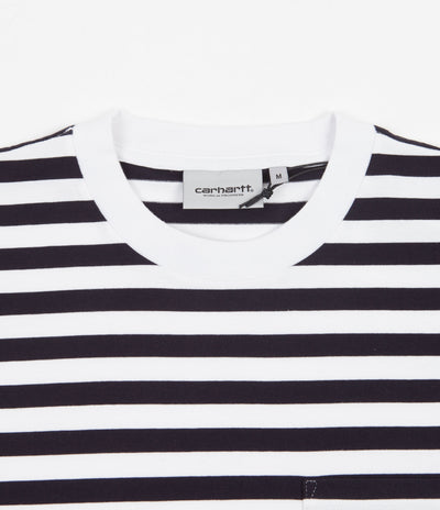 Carhartt Scotty Pocket T-Shirt - Scotty Stripe / Dark Navy / White