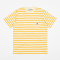 Carhartt Scotty Pocket T-Shirt - Scotty Stripe / Popsicle / Soft Yellow thumbnail