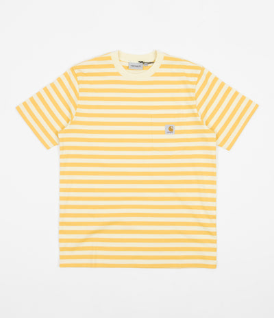 Carhartt Scotty Pocket T-Shirt - Scotty Stripe / Popsicle / Soft Yellow