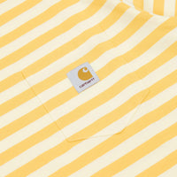 Carhartt Scotty Pocket T-Shirt - Scotty Stripe / Popsicle / Soft Yellow thumbnail