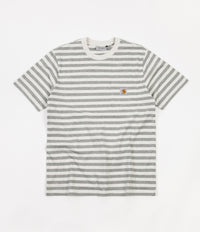 Carhartt Scotty Pocket T-Shirt - Scotty Stripe / White Heather / Grey Heather