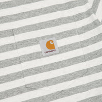 Carhartt Scotty Pocket T-Shirt - Scotty Stripe / White Heather / Grey Heather thumbnail