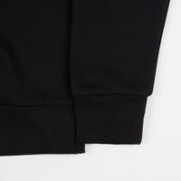 Carhartt Script Embroidery Crewneck Sweatshirt - Black / Wax thumbnail