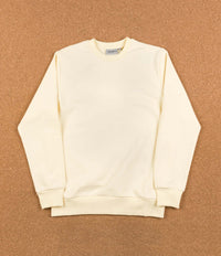 Carhartt Script Embroidery Crewneck Sweatshirt - Lion / White