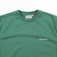 Carhartt Script Embroidery Crewneck Sweatshirt - Mojito / White thumbnail