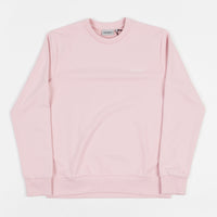 Carhartt Script Embroidery Crewneck Sweatshirt - Sandy Rose / Wax thumbnail