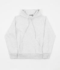 Carhartt Script Embroidery Hoodie - Ash Heather / White