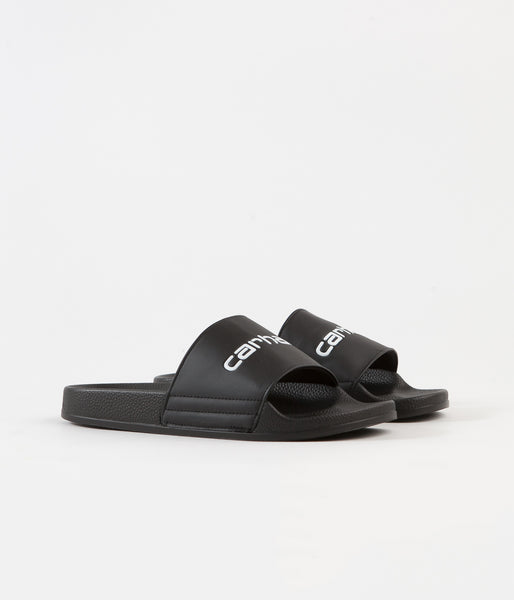 Carhartt Slippers - Black / White | Flatspot