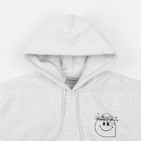 Carhartt Smiley Hoodie - Ash Heather / Black thumbnail