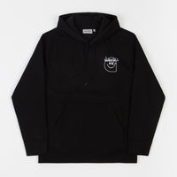 Carhartt Smiley Hoodie - Black / White thumbnail