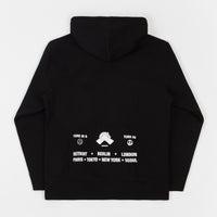 Carhartt Smiley Hoodie - Black / White thumbnail