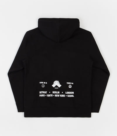 Carhartt Smiley Hoodie - Black / White