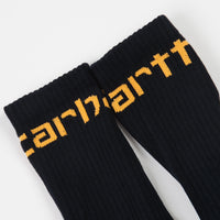 Carhartt Socks - Dark Navy / Pop Orange thumbnail